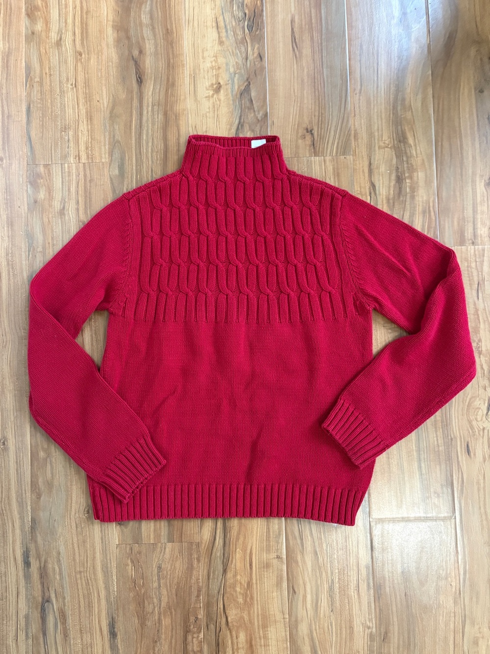 VTG Liz Claiborne Red Turtleneck Sweater
